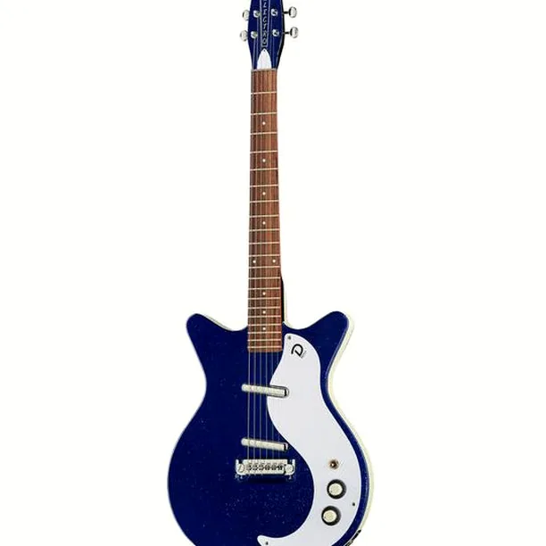 Danelectro 59M NOS+ Blue Metalflake 60th – Elgitarr Recension