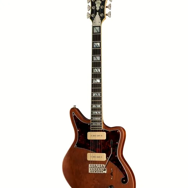 DAngelico DLX Bedford SH Matte Walnut – Elgitarr Recension