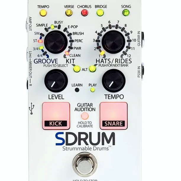 Digitech SDRUM Strummable Drums Test: Allt du behöver veta innan du köper