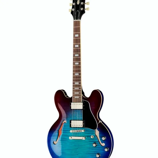Epiphone ES-335 Figured Blueberry Burst – Elgitarr Recension