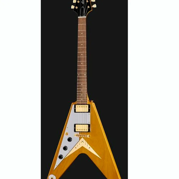Epiphone Flying V Korina Aged Nat. LH – Elgitarr Recension