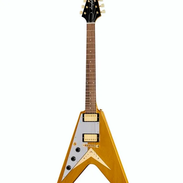 Epiphone Flying V Korina Aged Nat. LH – Elgitarr Recension
