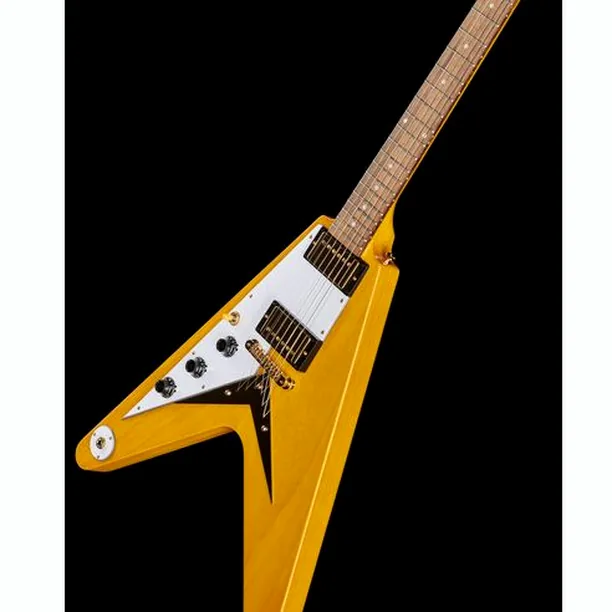 Epiphone Flying V Korina Aged Nat. LH – Elgitarr Recension