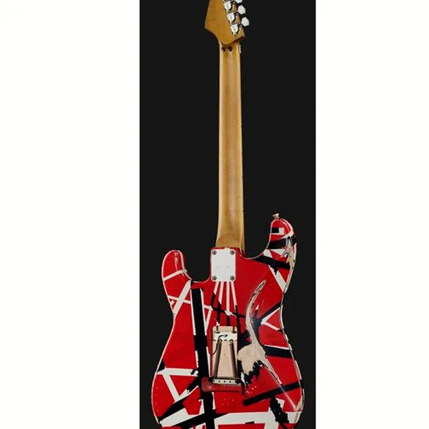 Evh Frankie Striped MN Relic R/W/B – Elgitarr Recension