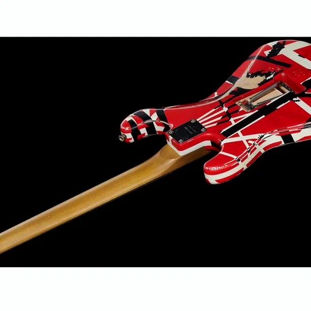 Evh Frankie Striped MN Relic R/W/B – Elgitarr Recension