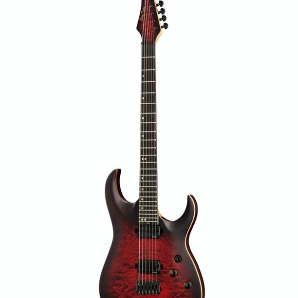 Harley Benton Amarok-BT BKRD Quilted Burst – Elgitarr Recension