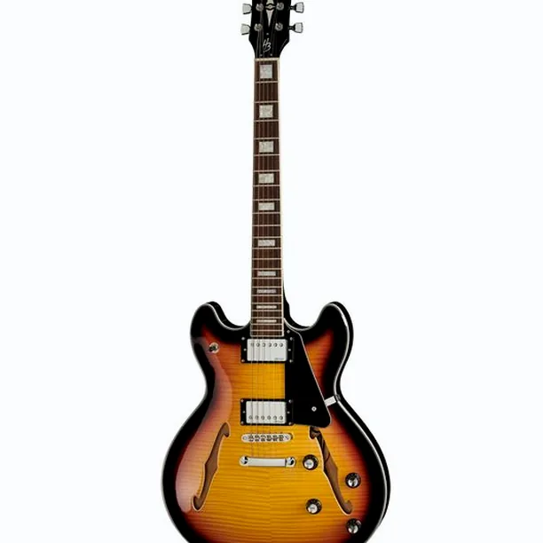 Harley Benton HB-35Plus Vintage Burst – Elgitarr Recension
