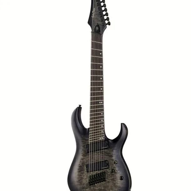 Harley Benton MultiScale-8 QBB – Elgitarr Recension