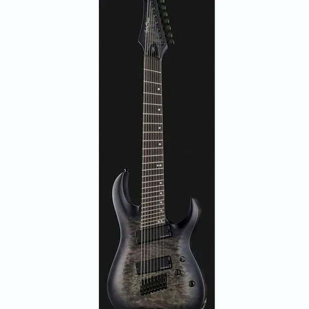 Harley Benton MultiScale-8 QBB – Elgitarr Recension