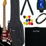 Harley Benton ST-62BK Hot DNAFX AmP20 Set – Elgitarr Recension