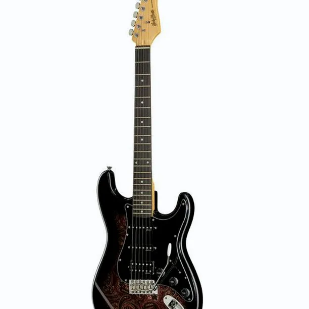 Harley Benton ST-70 Black Paisley – Elgitarr Recension