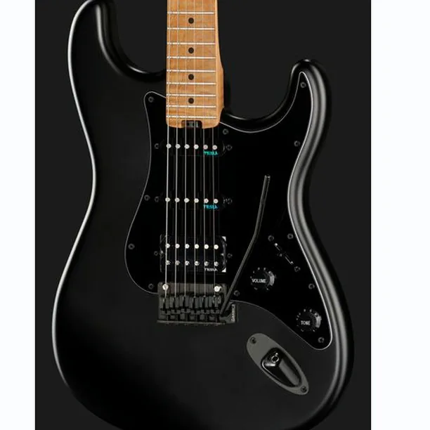 Harley Benton ST-Modern Plus MN HSS SBK – Elgitarr Recension