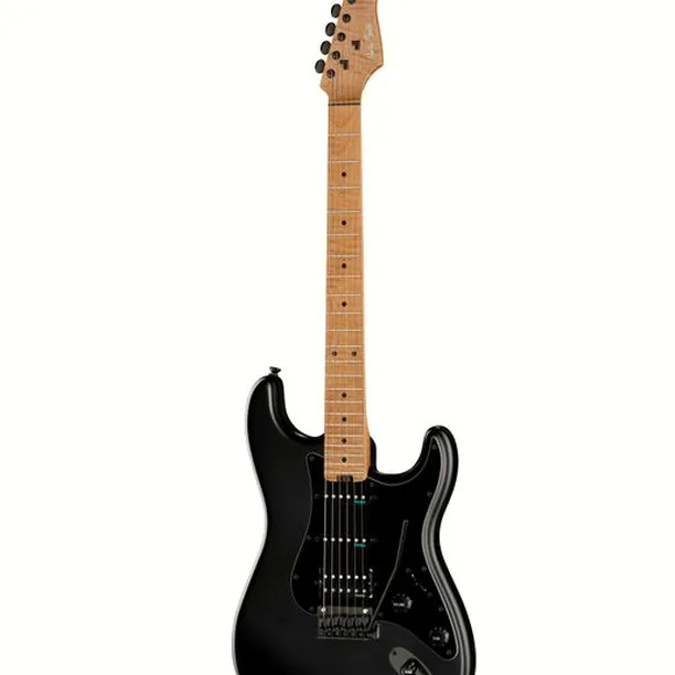 Harley Benton ST-Modern Plus MN HSS SBK – Elgitarr Recension