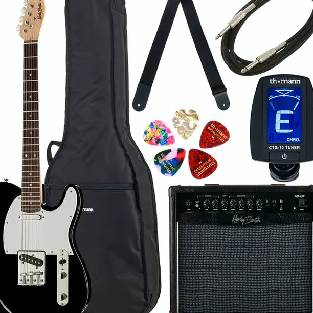 Harley Benton TE-20 BK Standard Series Set 3 – Elgitarr Recension