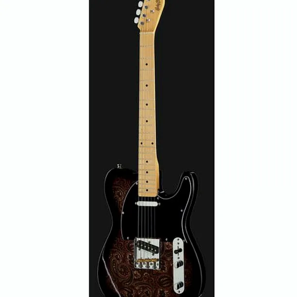 Harley Benton TE-70 Black Paisley – Elgitarr Recension
