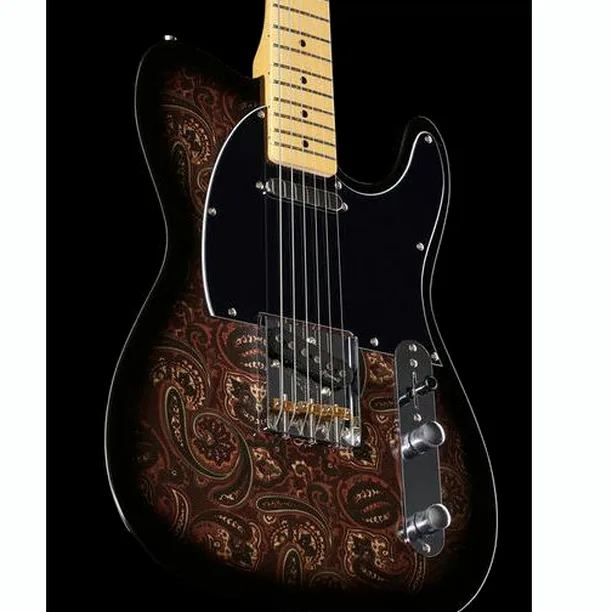 Harley Benton TE-70 Black Paisley – Elgitarr Recension