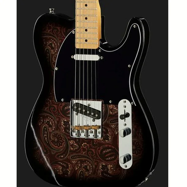 Harley Benton TE-70 Black Paisley – Elgitarr Recension