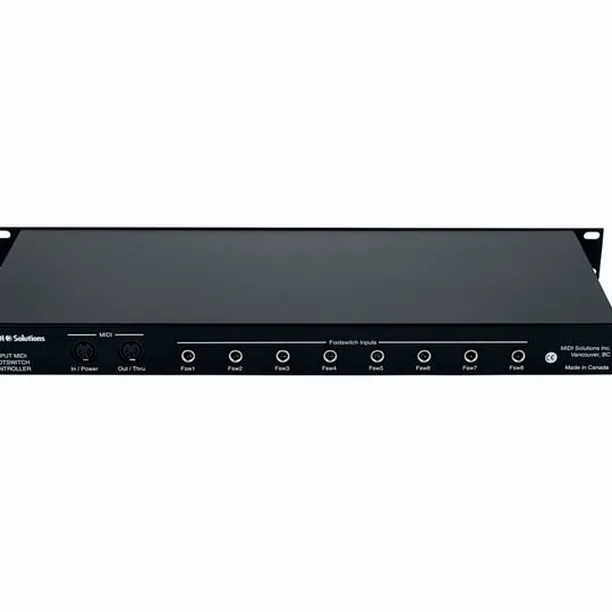 MIDI Solutions F8 Footswitch / MIDI Converter Test: Klarar den ett tufft live-gig?