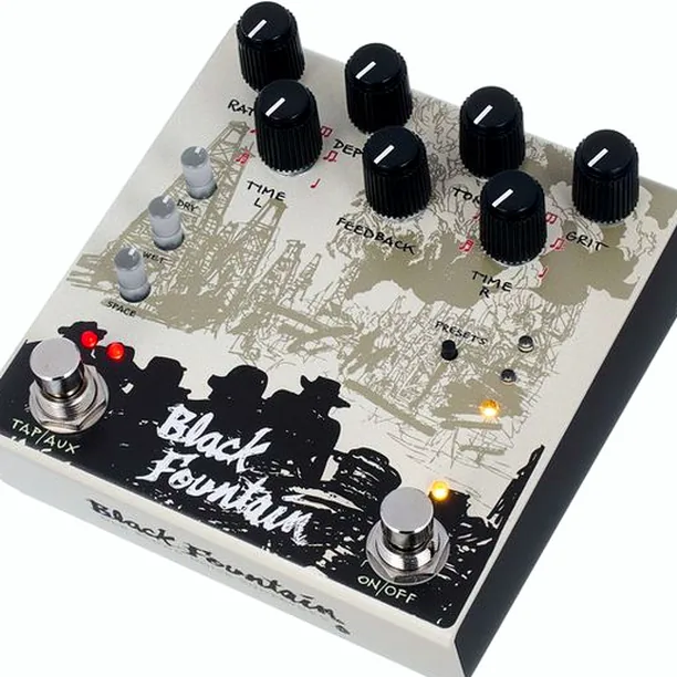 Old Blood Noise Endeavors Black Fountain Stereo Delay CR Recension: Den hemliga ingrediensen för perfekt ton?