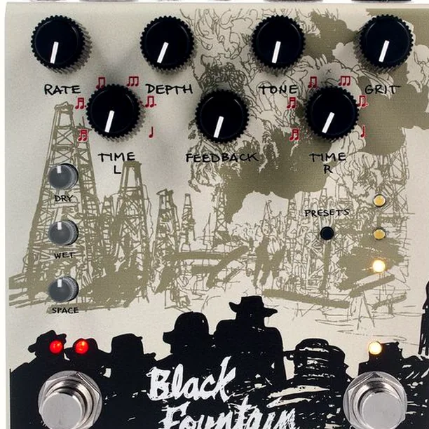 Old Blood Noise Endeavors Black Fountain Stereo Delay CR Recension: Den hemliga ingrediensen för perfekt ton?