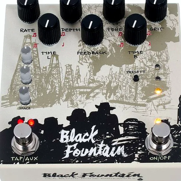 Old Blood Noise Endeavors Black Fountain Stereo Delay CR Recension: Den hemliga ingrediensen för perfekt ton?