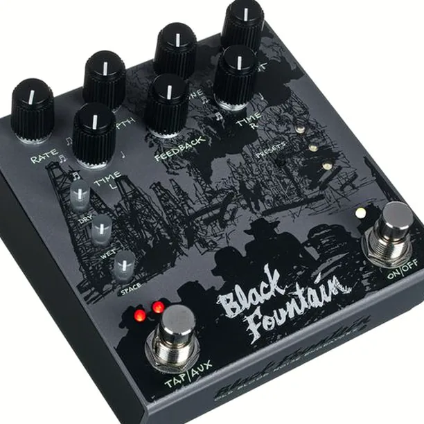 Old Blood Noise Endeavors Black Fountain Stereo Delay SL Test: Vi synar denna effektpedal i sömmarna