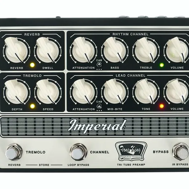 Tone King Imperial Tri-Tube Preamp Recension: Den nakna sanningen om denna pedal
