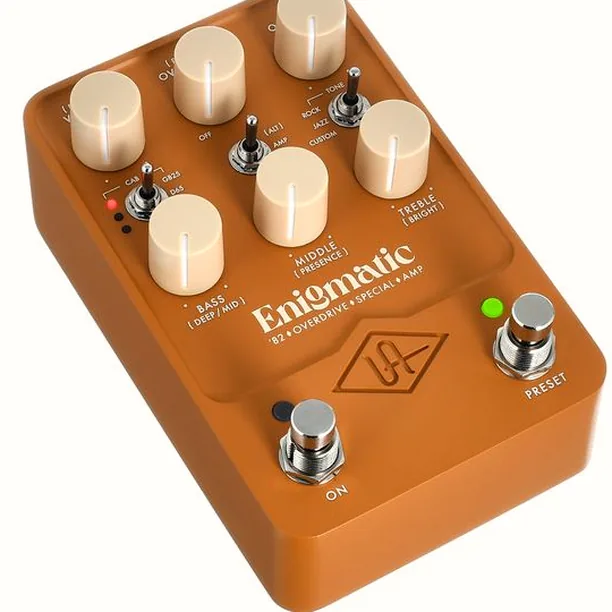Universal Audio UAFX Enigmatic ’82 Overdrive Recension: Äkta bypass och magiska riff – vi testar
