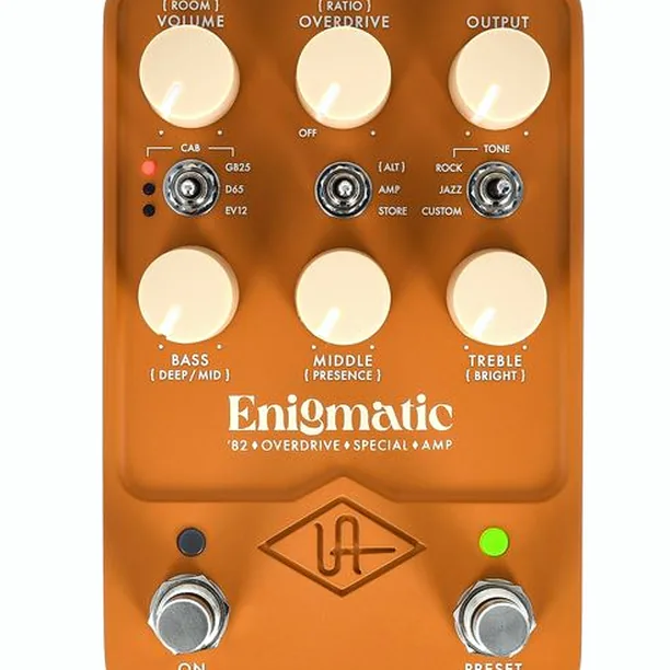Universal Audio UAFX Enigmatic ’82 Overdrive Recension: Äkta bypass och magiska riff – vi testar