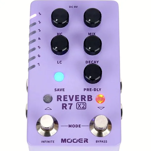 Utförlig Mooer R7 X2 Reverb Recension: Specifikationer, funktioner och demo