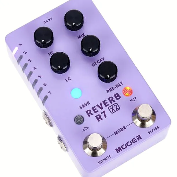 Utförlig Mooer R7 X2 Reverb Recension: Specifikationer, funktioner och demo