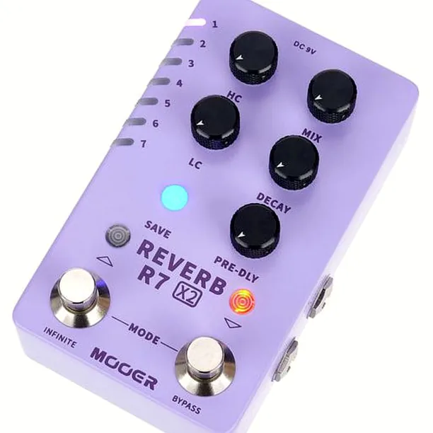 Utförlig Mooer R7 X2 Reverb Recension: Specifikationer, funktioner och demo